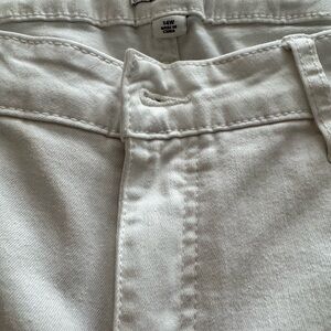 Ava & Viv Women's Straight Leg Jeans - Cream